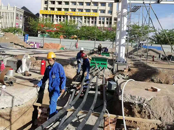 濟寧南張燃油復(fù)合管道施工